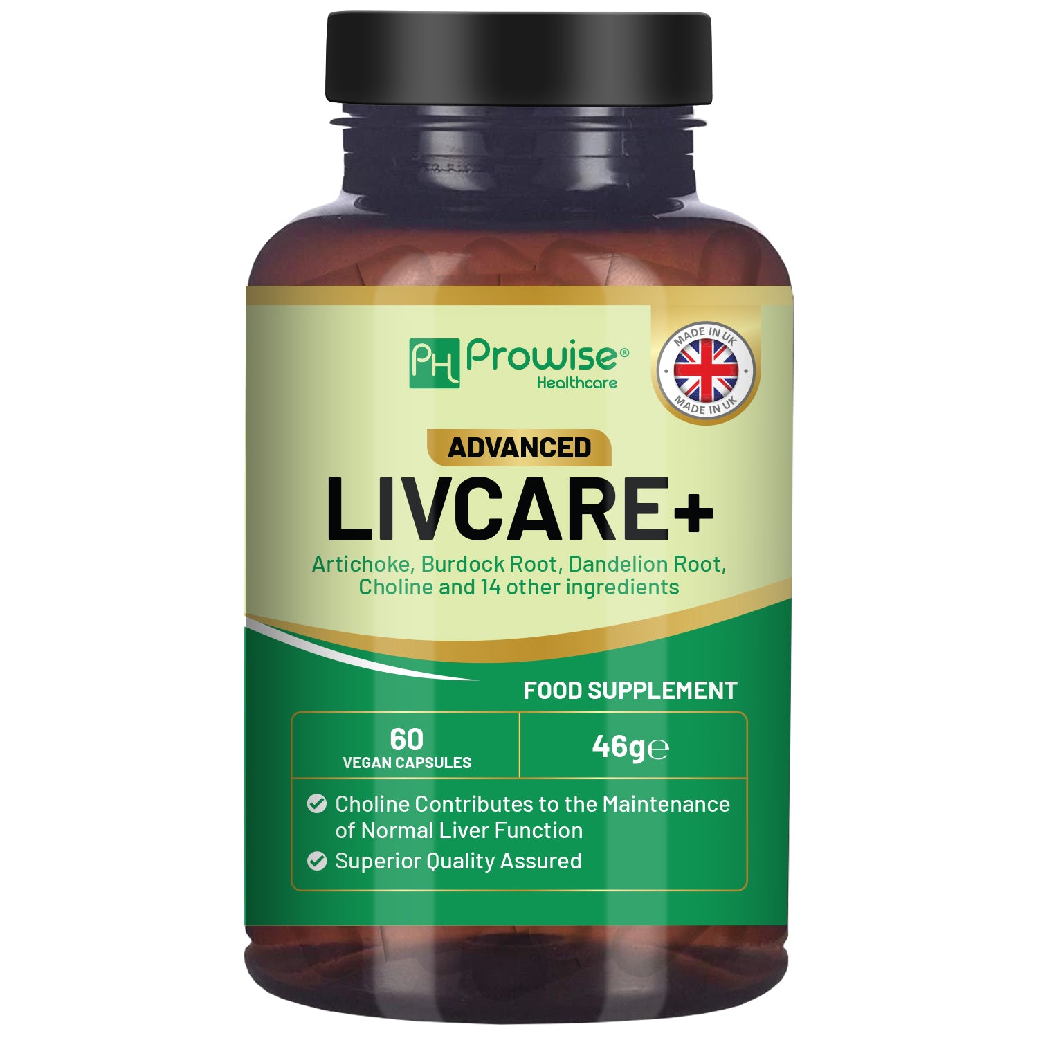 Advanced Livcare+ 60 Capsules: Ultimate Liver Cleanse & Detox Formula
