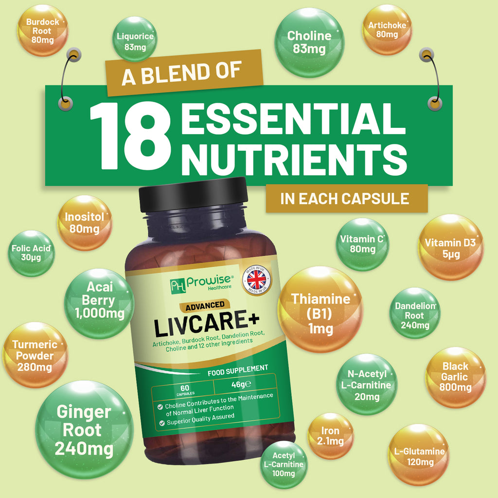 Advanced Livcare+ 60 Capsules: Ultimate Liver Cleanse & Detox Formula