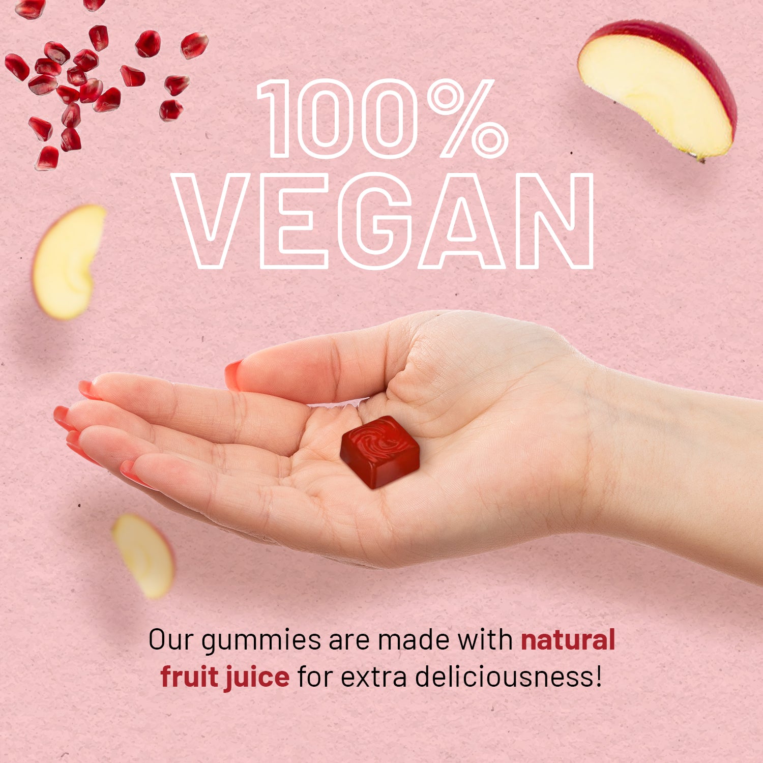 Delicious Vegan Apple Cider Vinegar Gummies - 1000mg, with Vitamin C & More!