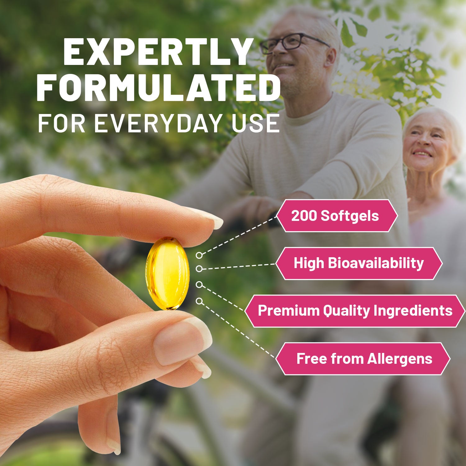 Odourless Garlic Softgels - 45,000mg Strength, 200 Capsules for Optimal Health