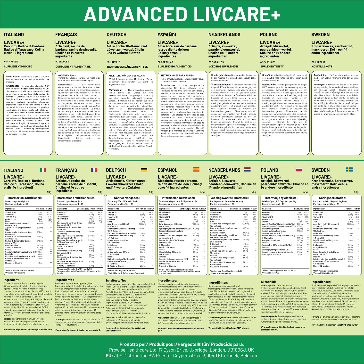 Advanced Livcare+ 60 Capsules: Ultimate Liver Cleanse & Detox Formula